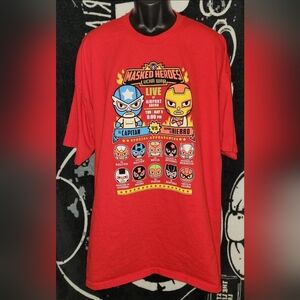Teefury-Masked Heroes Lucha War-Size 3XL